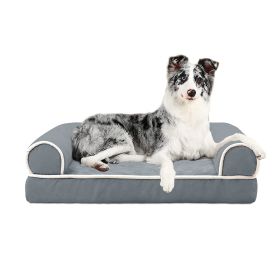 1Pc Dog Bed Pet Bed Sofa Dog Couch Pet Cushion Carpet Mattress With Washable And Removable Cover For Medium Large Dogs
