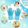 Dog Rubbing Bath Supplies Pet Dog Bath Gloves