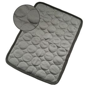 Dog Cooling Mat Summer Pets Cold Bed Extra Large For Small Big Dogs Pet Accessories Cat Durable Blanket Sofa Cat Ice Pad Blanket Pet Products (Option: Dark Gray-XS40*30cm)